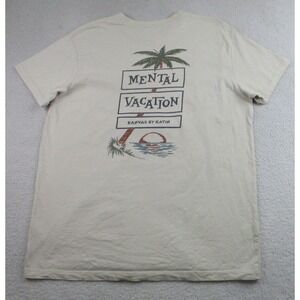 Katin Shirt Mens Medium Kanvas By‎ Katin Mental Vacation Palm Tee Organic Cotton